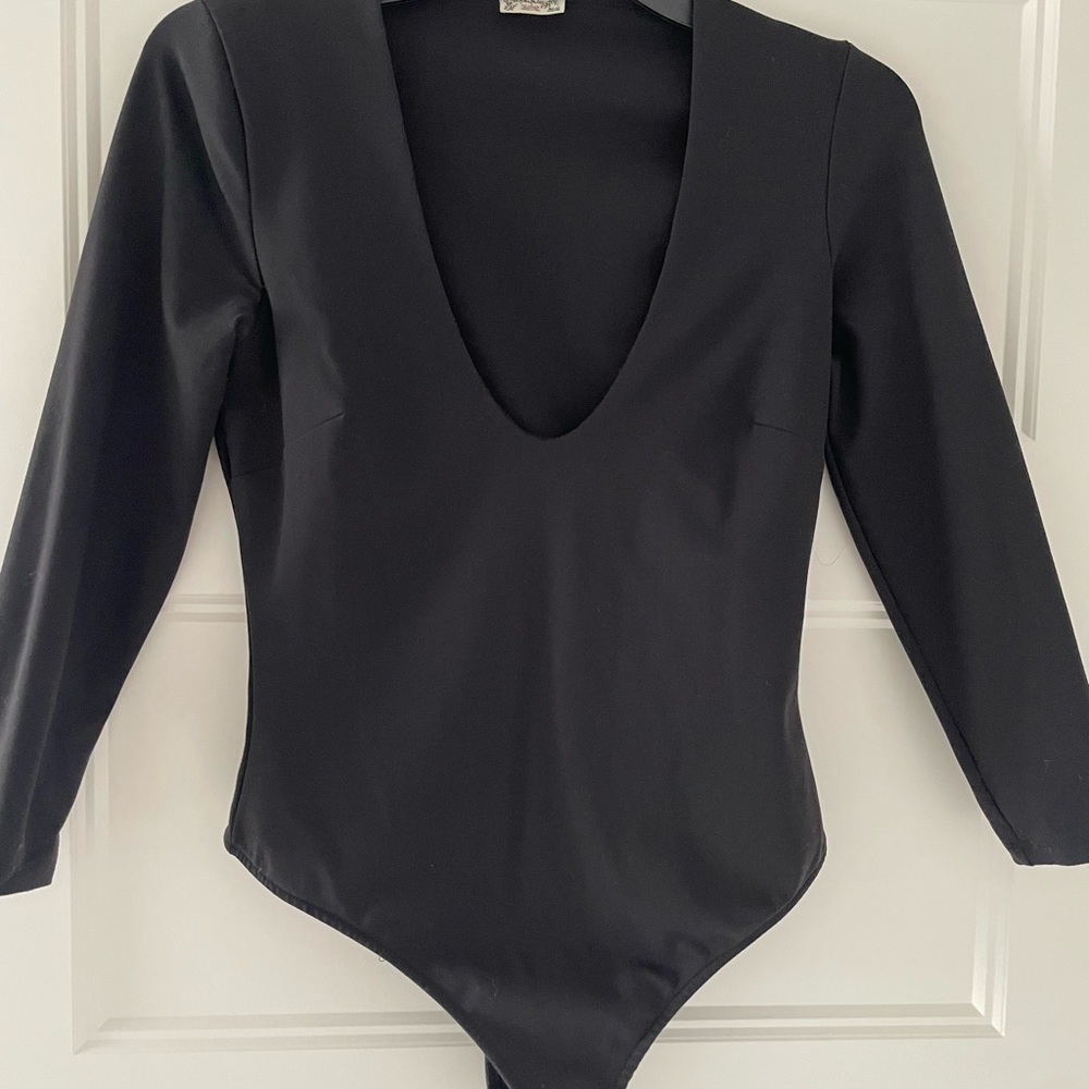 Free people scoop neck bodysuit